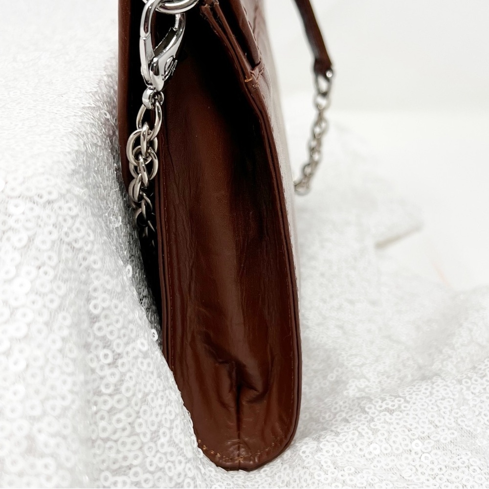 Grace Adele shoulder bag brown with leopard print inside - Picture 4 of 16